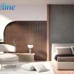 Side-by-side comparison of a small bedroom painted in dark vs. light neutral tones
