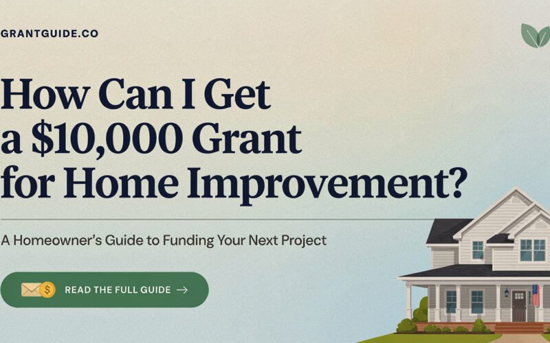 How Can I Get a $10,000 Grant for Home Improvement? A Homeowner’s Guide