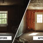 Before and after comparison related to home insulation tips for better energy savings