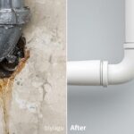 Before and after comparison related to plumbing maintenance tips to avoid expensive repairs
