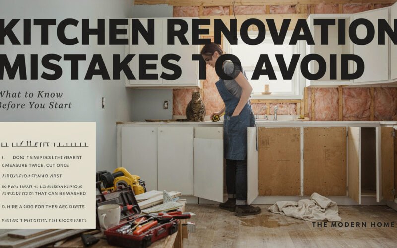 Kitchen Renovation Mistakes: What to Know Before Starting Your Remodel