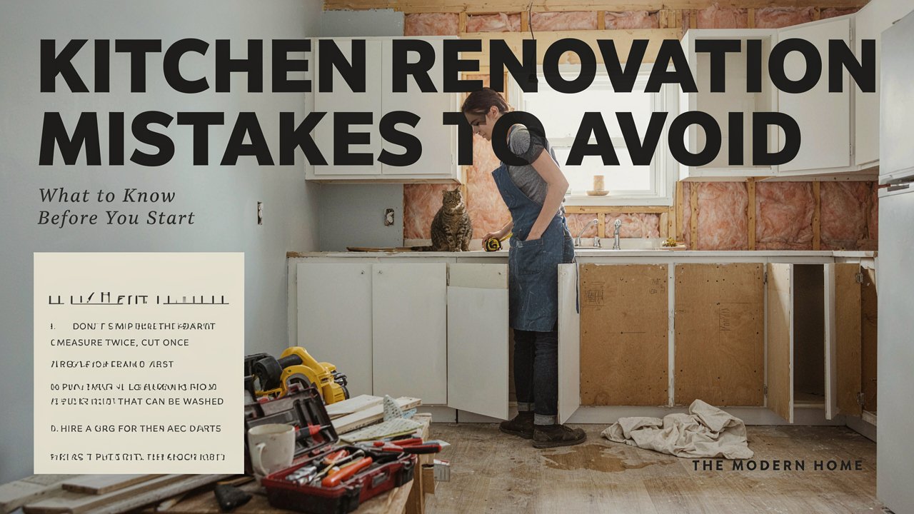 Kitchen Renovation Mistakes: What to Know Before Starting Your Remodel