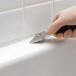 Replacing caulk around bathtub