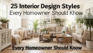 25 Interior Design Styles Every Homeowner Should Know
