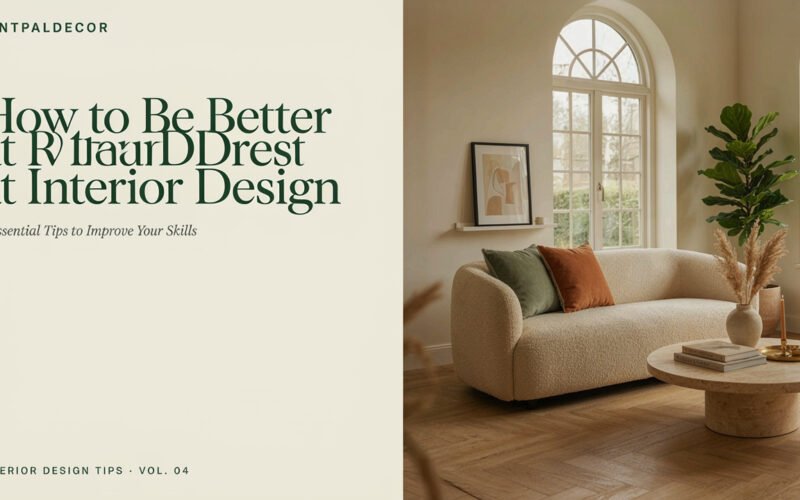 How to Be Better at Interior Design Mintpaldecor: 4 Essential Tips to Improve Your Skills