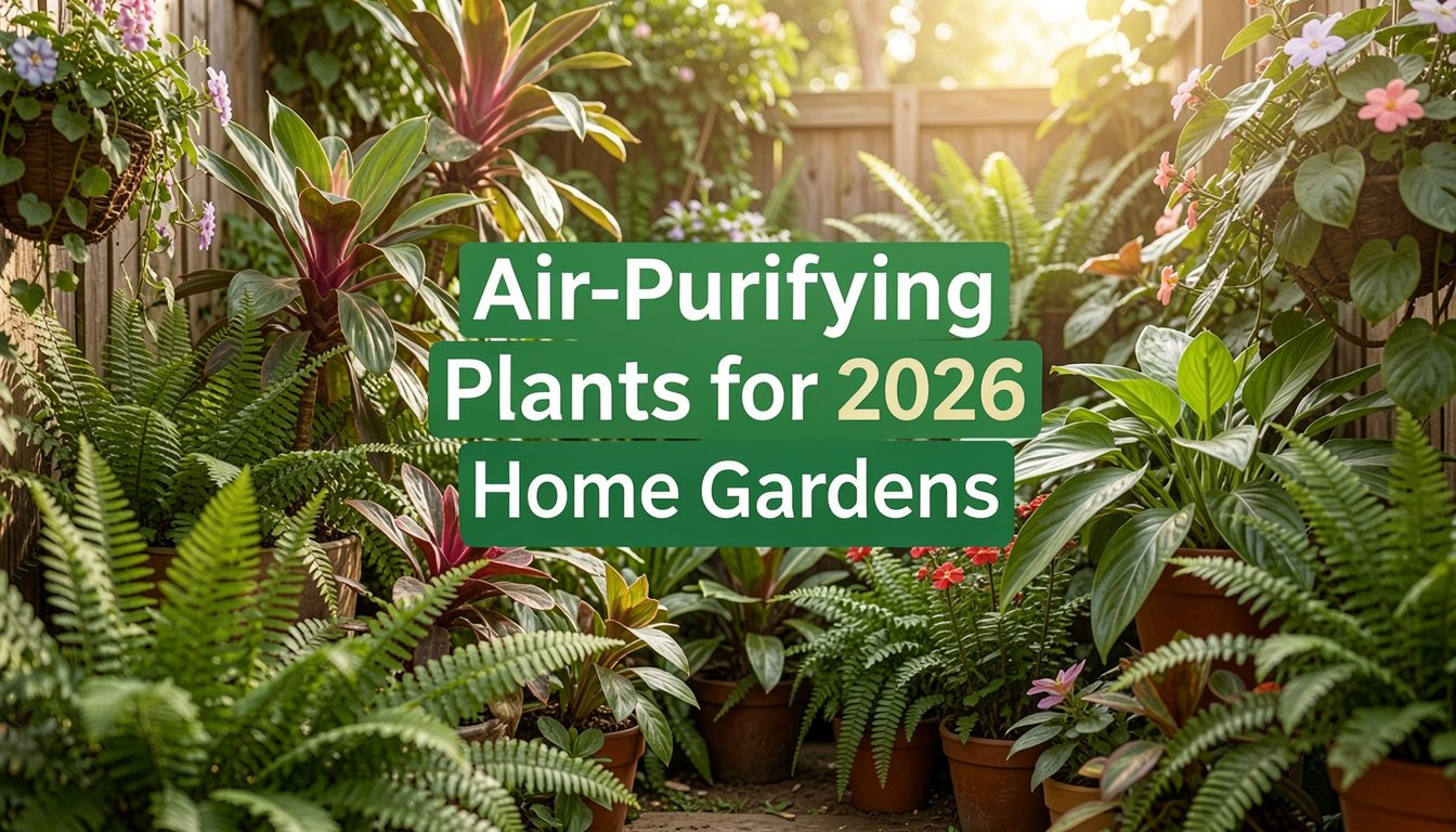 Air-Purifying Plants Trends for 2026 Home Gardens